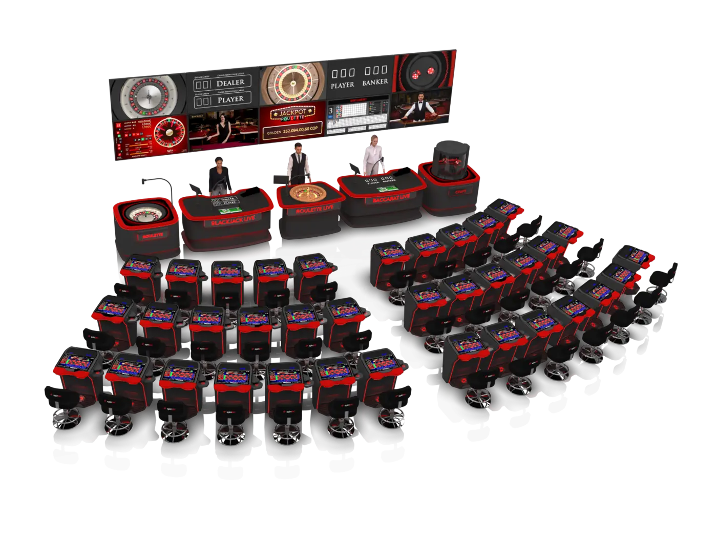Spintec multigame installation